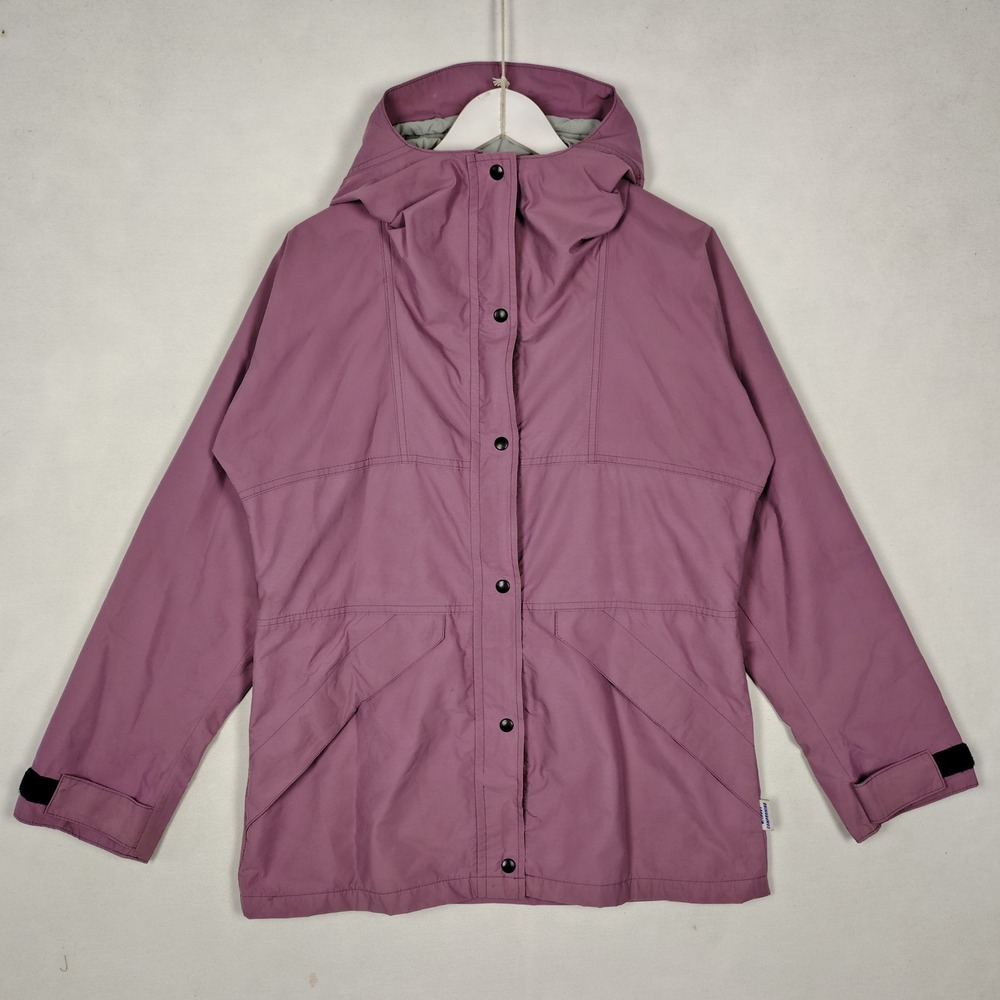 REI Gore-Tex Hooded Jacket Vintage Outdoor Rain Coat, "Made in USA," Size 10